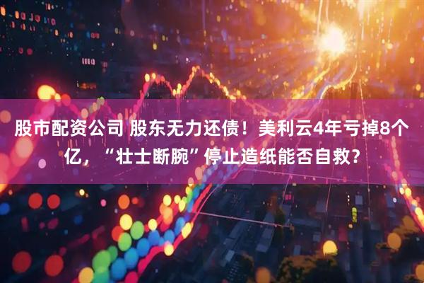 股市配资公司 股东无力还债！美利云4年亏掉8个亿，“壮士断腕”停止造纸能否自救？