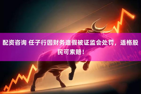 配资咨询 任子行因财务造假被证监会处罚，适格股民可索赔！